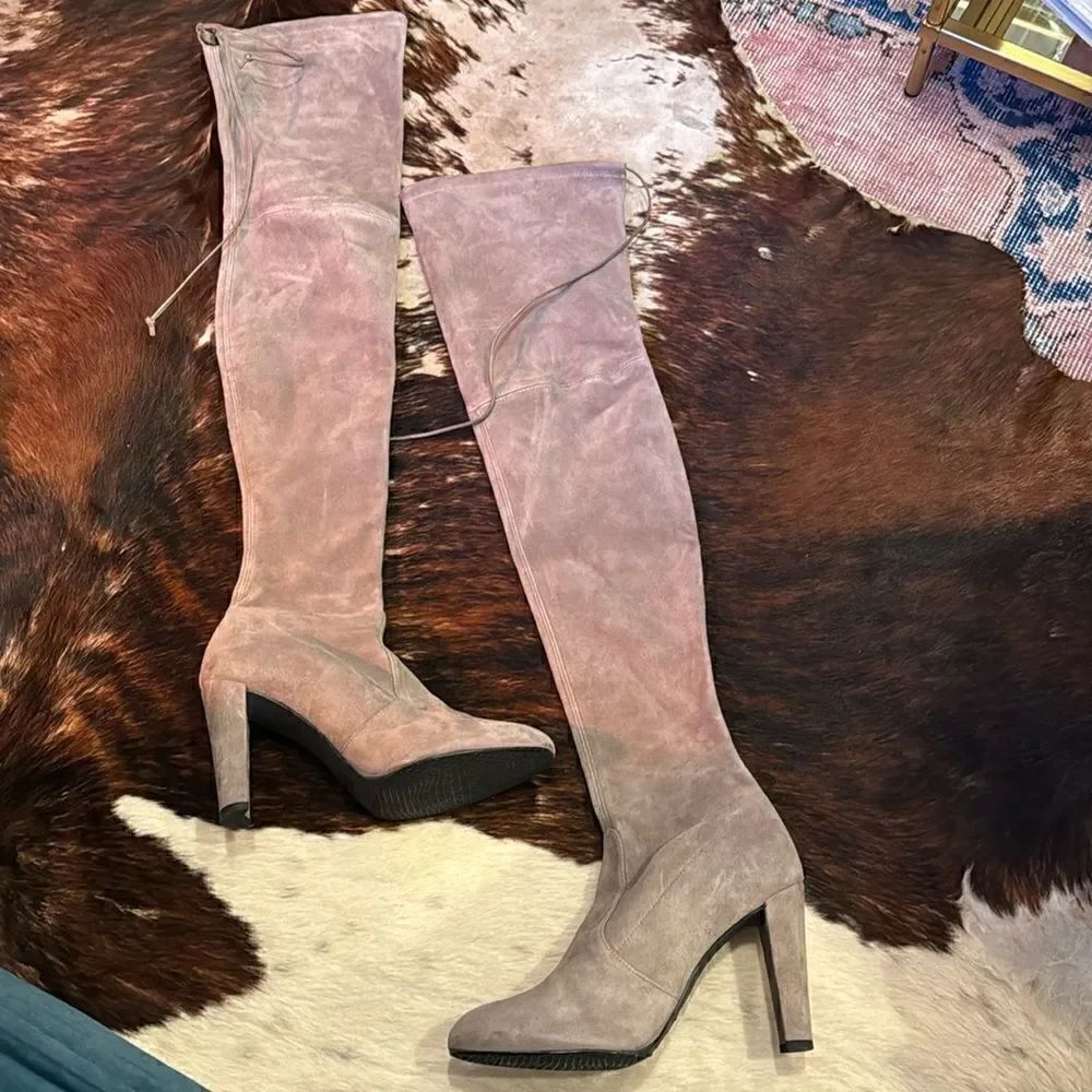 Stuart Weitzman Highland Boot in Topo